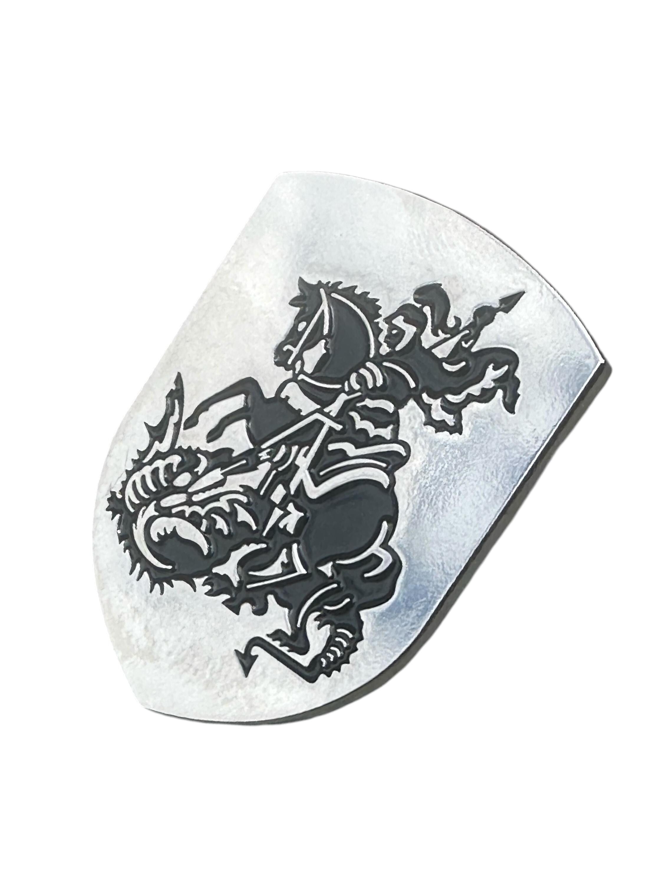 Knights Templar St George & Dragon Crusader Metal Pin Badge Brooch