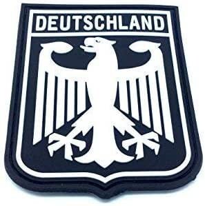 Deutschland Royal Coat Of Arms Imperial Eagle Germany Flag Airsoft Paintball PVC Morale Patch
