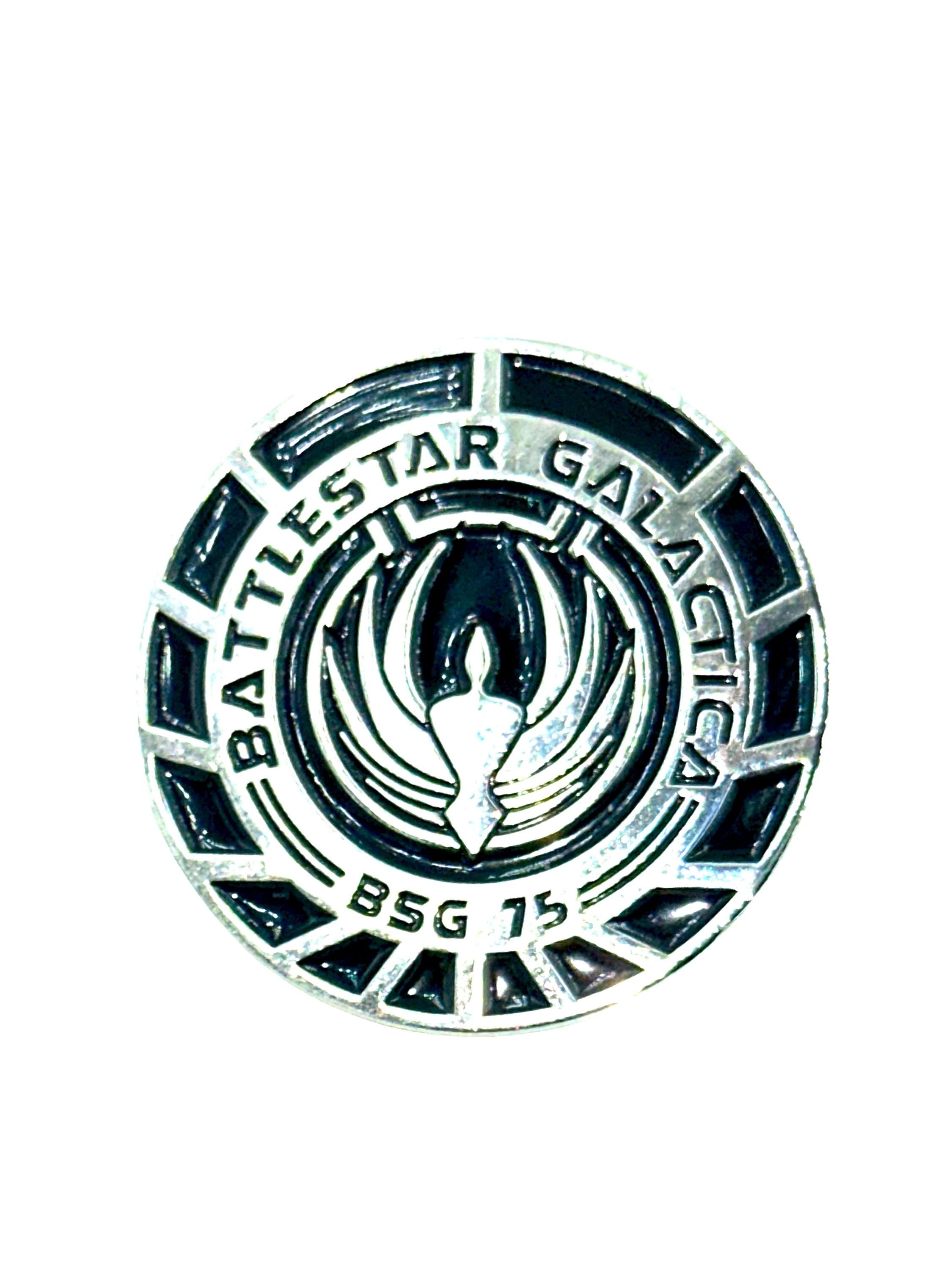 Battlestar Galactica BSG 75 Officer Cosplay Sci Fi Metal Pin