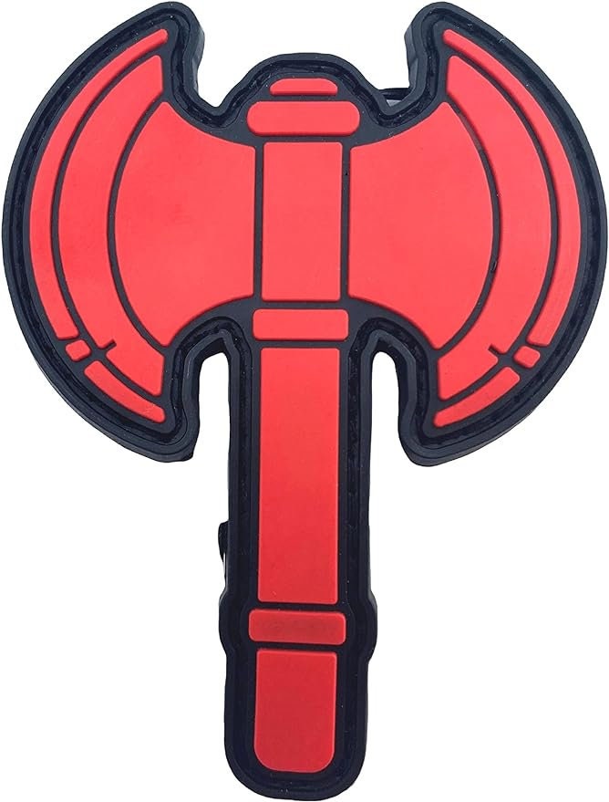 Viking Battle Axe Tactical Airsoft Paintball PVC Morale Cosplay Patch