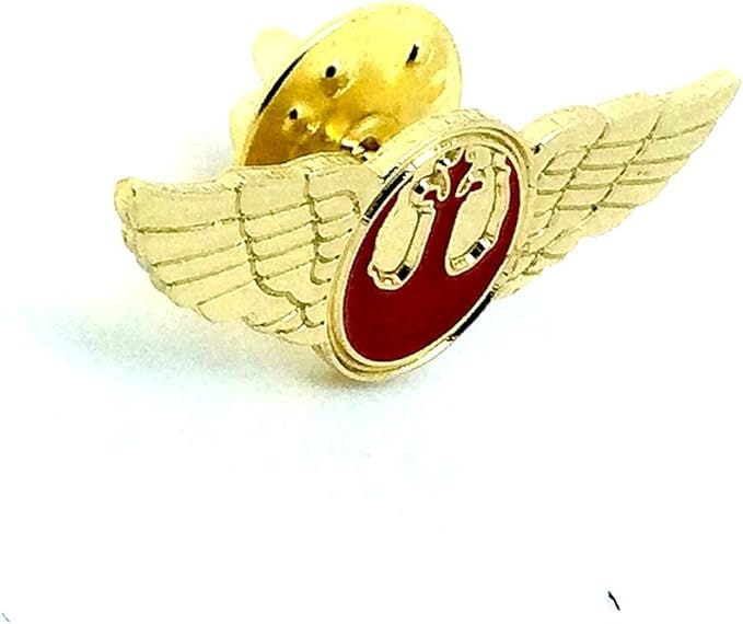 Rebel Alliance Pilot Wings Cosplay Metal Pin Badge Brooch