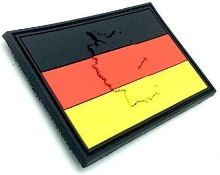 Embossed Germany Germany Deutschland Flag PVC Airsoft Paintball Team Patch