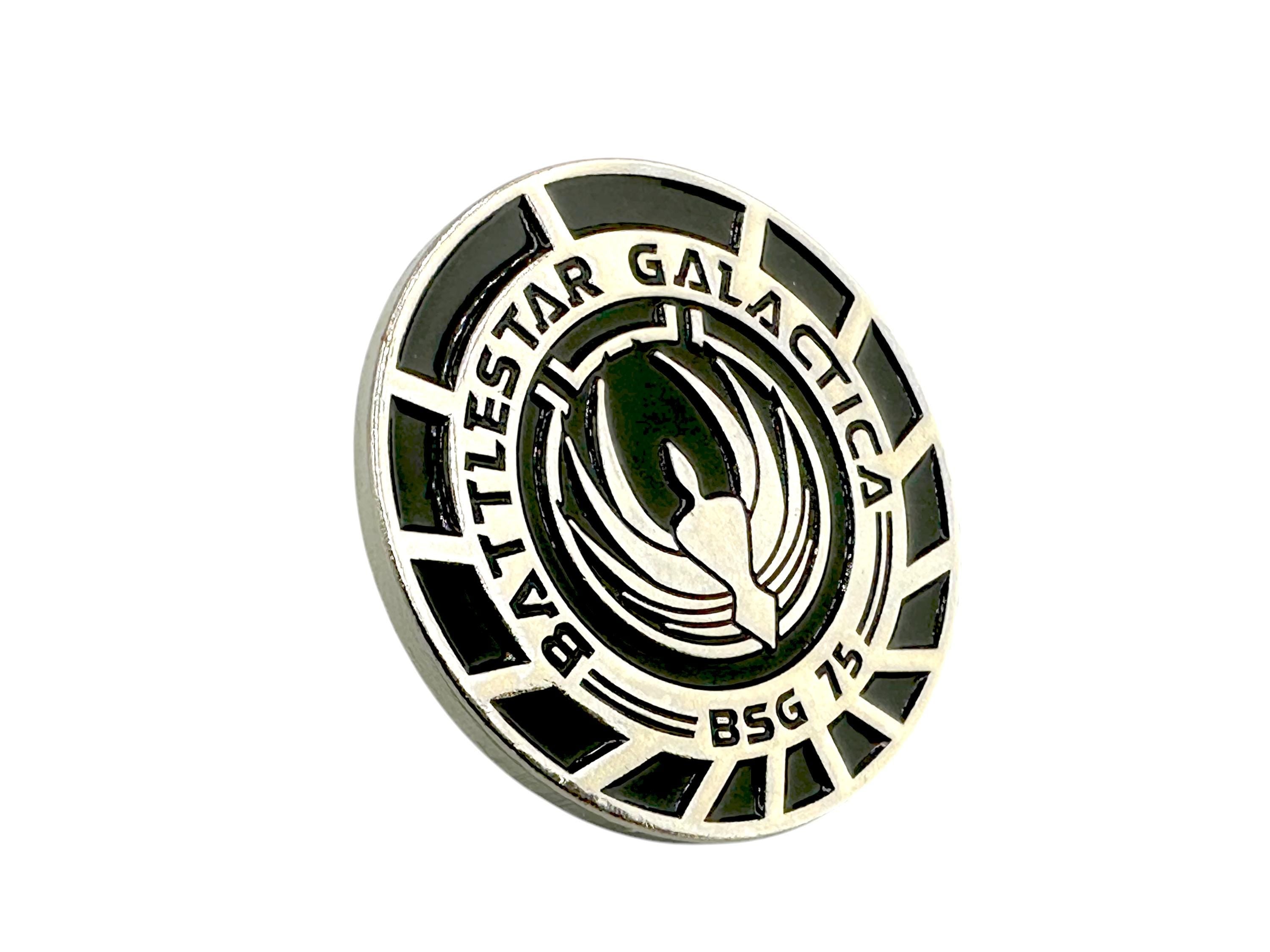 Battlestar Galactica BSG 75 Officer Cosplay Sci Fi Metal Pin