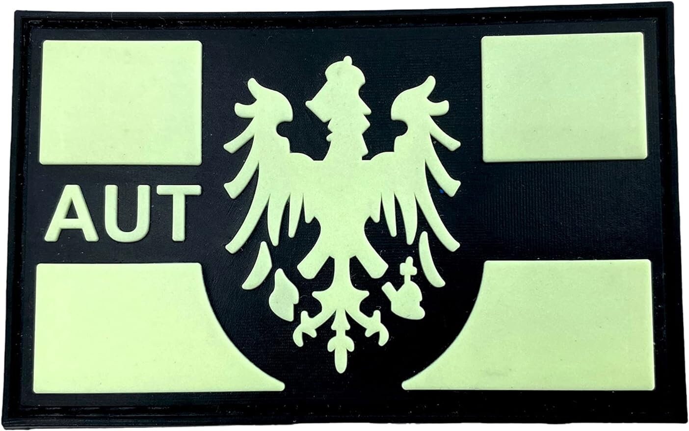 Austrian Austria AUT Coat of Arms Flag Tactical Airsoft Paintball PVC Morale Patch