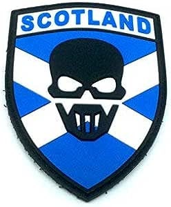 Scotland Scottish Ghost Recon PVC Airsoft Paintball Team Patch