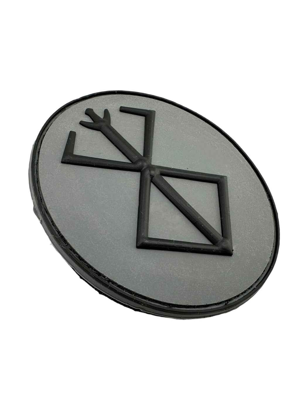 Berserk Berserker Oval Brand of Sacrifice Norse Airsoft Paintball PVC Morale Patch