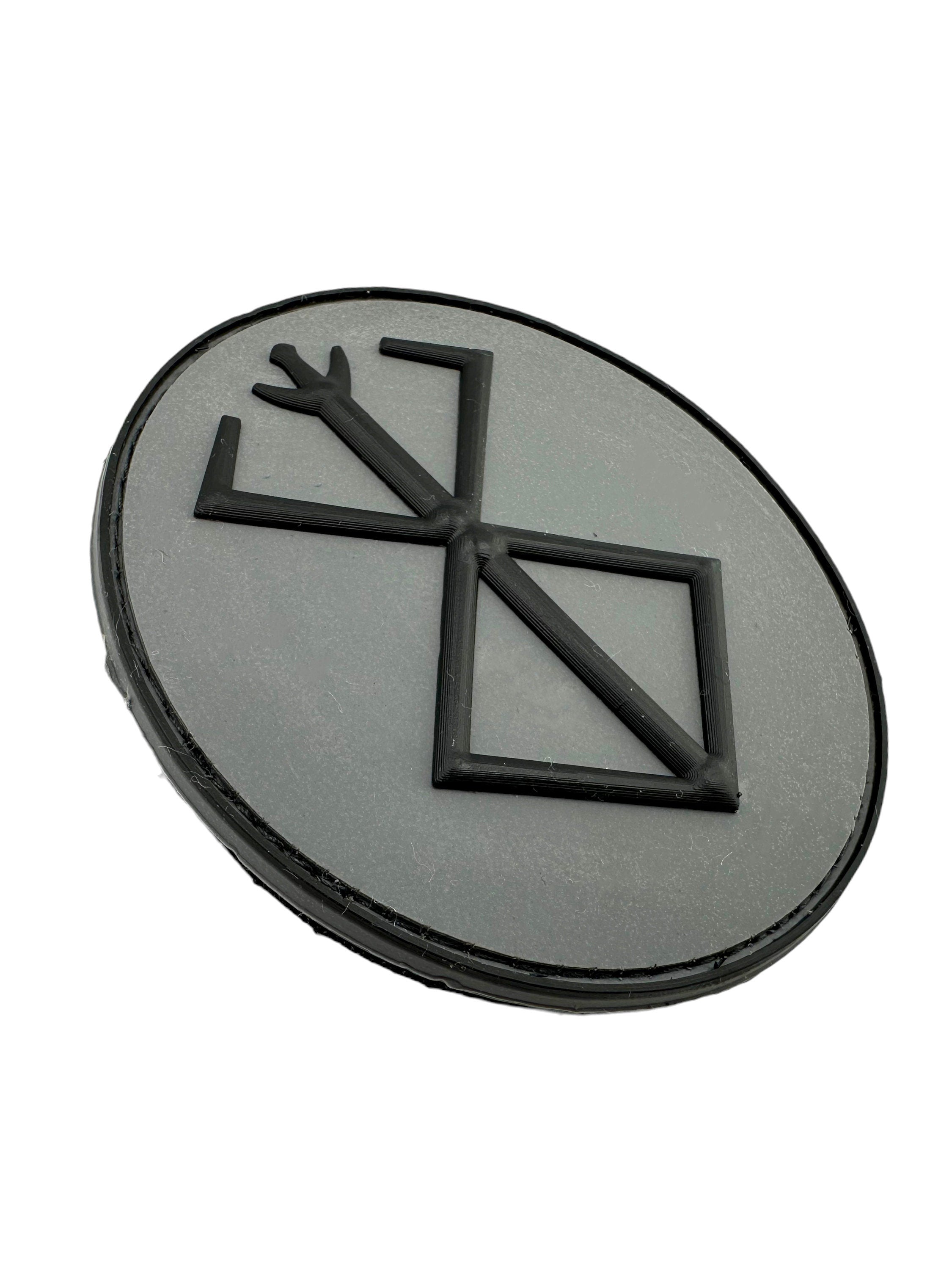 Berserk Berserker Oval Brand of Sacrifice Norse Airsoft Paintball PVC Morale Patch