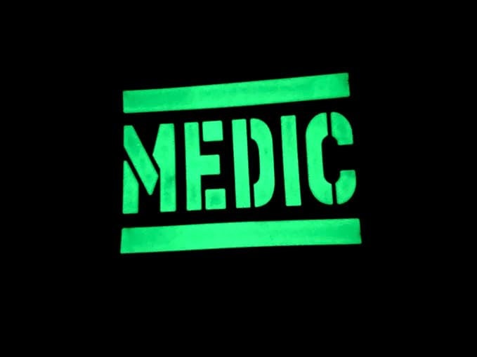 Medic IFAK First Aid Airsoft Paintball PVC Morale Cosplay Patch