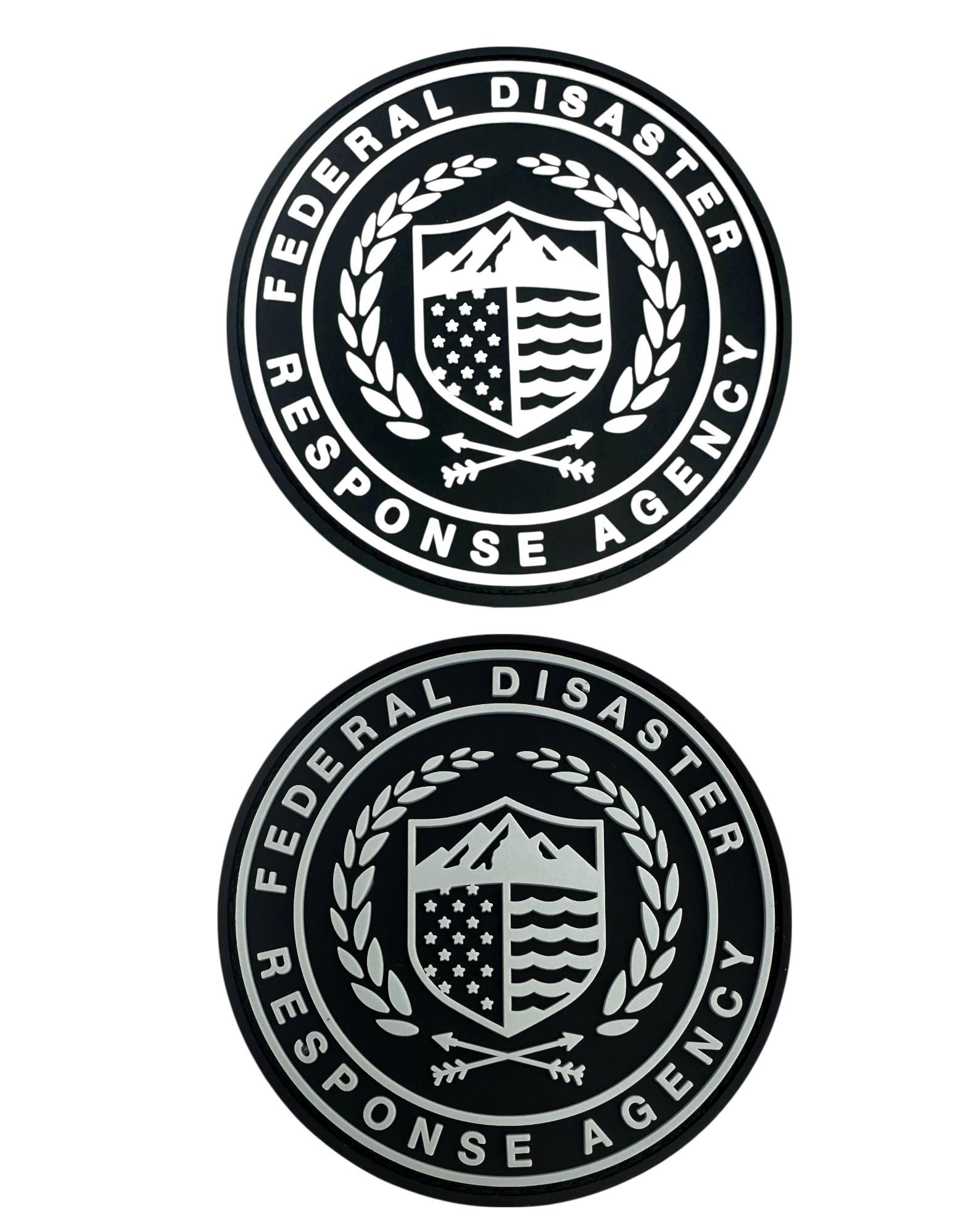 Federal Disaster Response Agency FEDRA Tactical Airsoft Paintball PVC Morale Patch