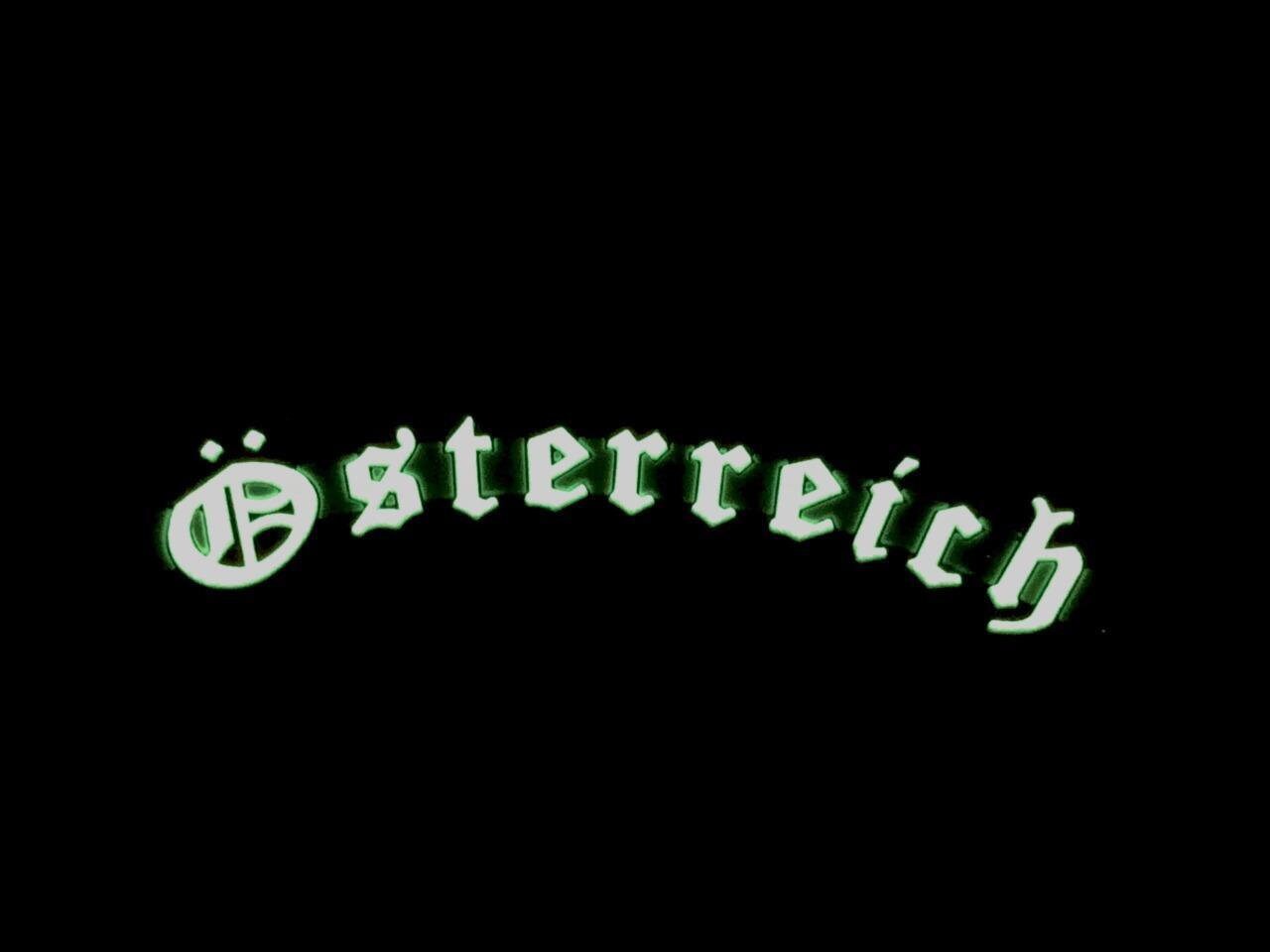 Österreich Austria Austrian Glow in the Dark Arch Flag PVC Airsoft Paintball Morale Shoulder Patch