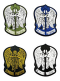 St Michael Protect Us Templar Tactical PVC Airsoft Paintball Cosplay Patch