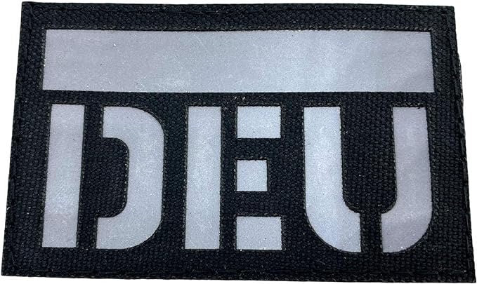 DEU Deutschland Camouflage Reflective Tactical Laser Cut Airsoft Paintball Field Patch