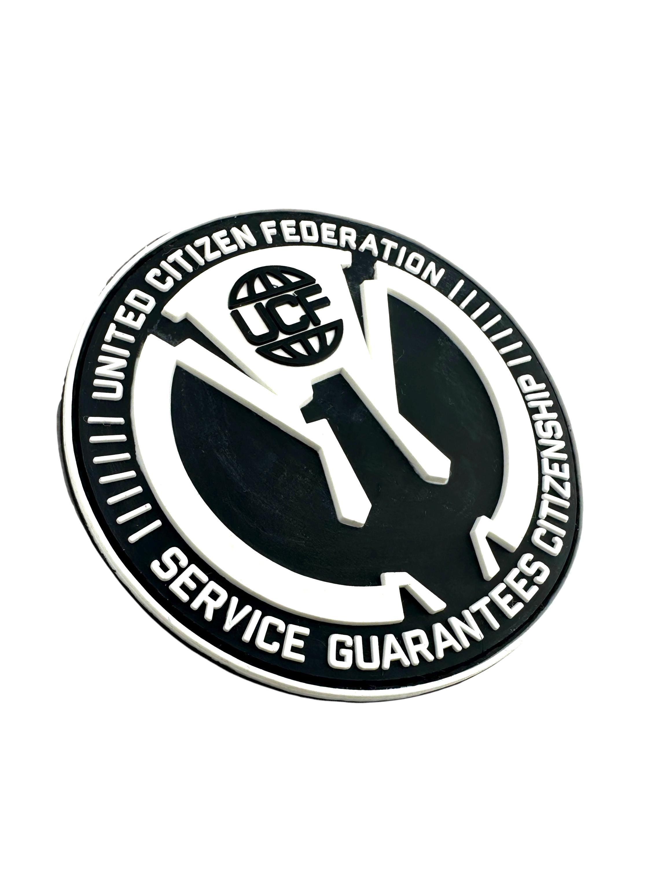 United Citizen Federation Starship Troopers Airsoft PVC Morale Cosplay Patch