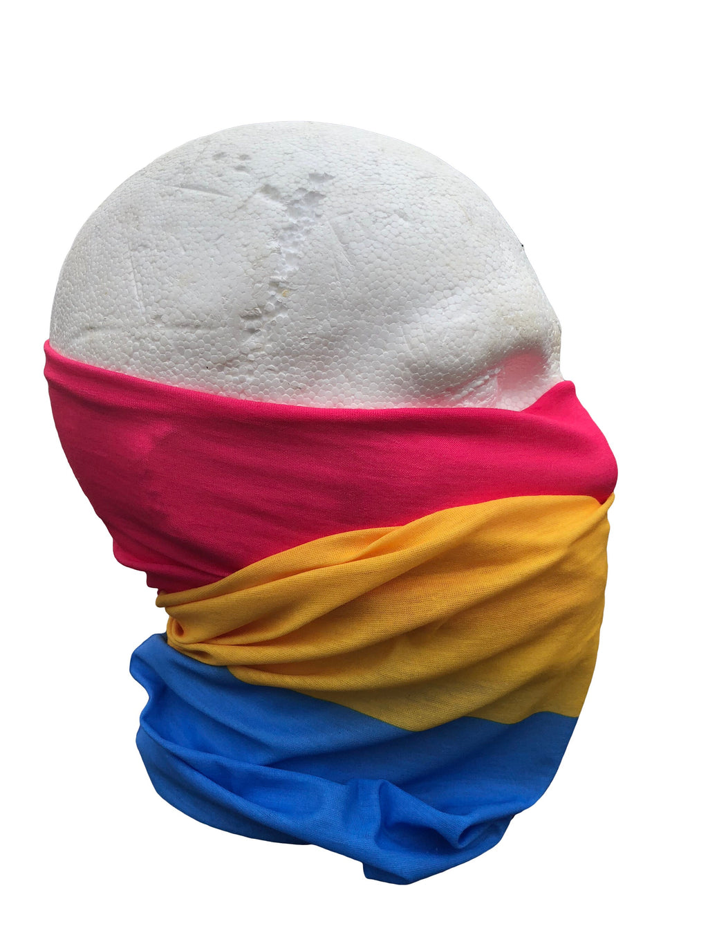 Pansexual Pan LBGTQ Gay Pride Flag Quick Dry Microfibre Bandana Neck Snood Head Wrap Headband Scarf Face Mask Ultra Soft Elastic Headscarf