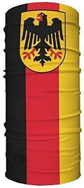 German Germany Flag Quick Dry Headwear Outdoor Magic Bandana Neck Snood Head Wrap Headband Scarf Face Mask Ultra Soft Elastic Headscarf
