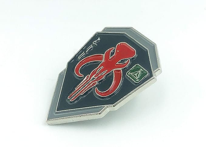 Bounty Hunter Boba Fett Bantha Red Skull Cosplay Metal Pin Badge Brooch