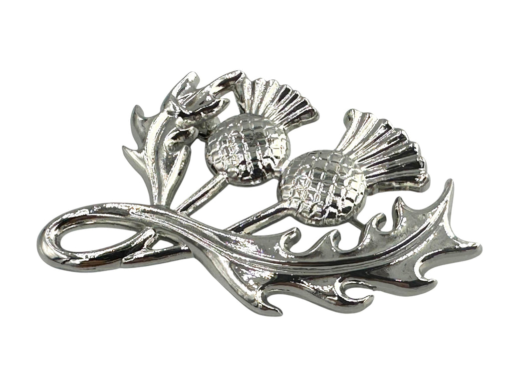 Scotland Scottish Twisted Thistle Cosplay Metal Pin Badge Decorative Brooch