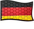 German Germany Honeycomb Flag Airsoft PVC Morale Cosplay Team Patch
