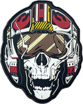 Rogue Squadron Skull Tactical PVC Airsoft Paintball Cosplay Fan Patch