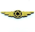 Gold Imperial Crew Tie Fighter Wings Embroidered Cosplay Airsoft Paintball Morale Patch