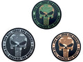 God Will Judge Our Enemies Camo Skull PVC Airsoft Paintball Cosplay Morale Patch