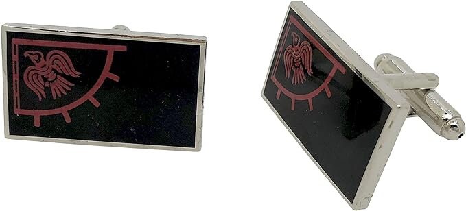 Odin Raven Viking Metal Cosplay Cufflinks in Presentation Gift Box