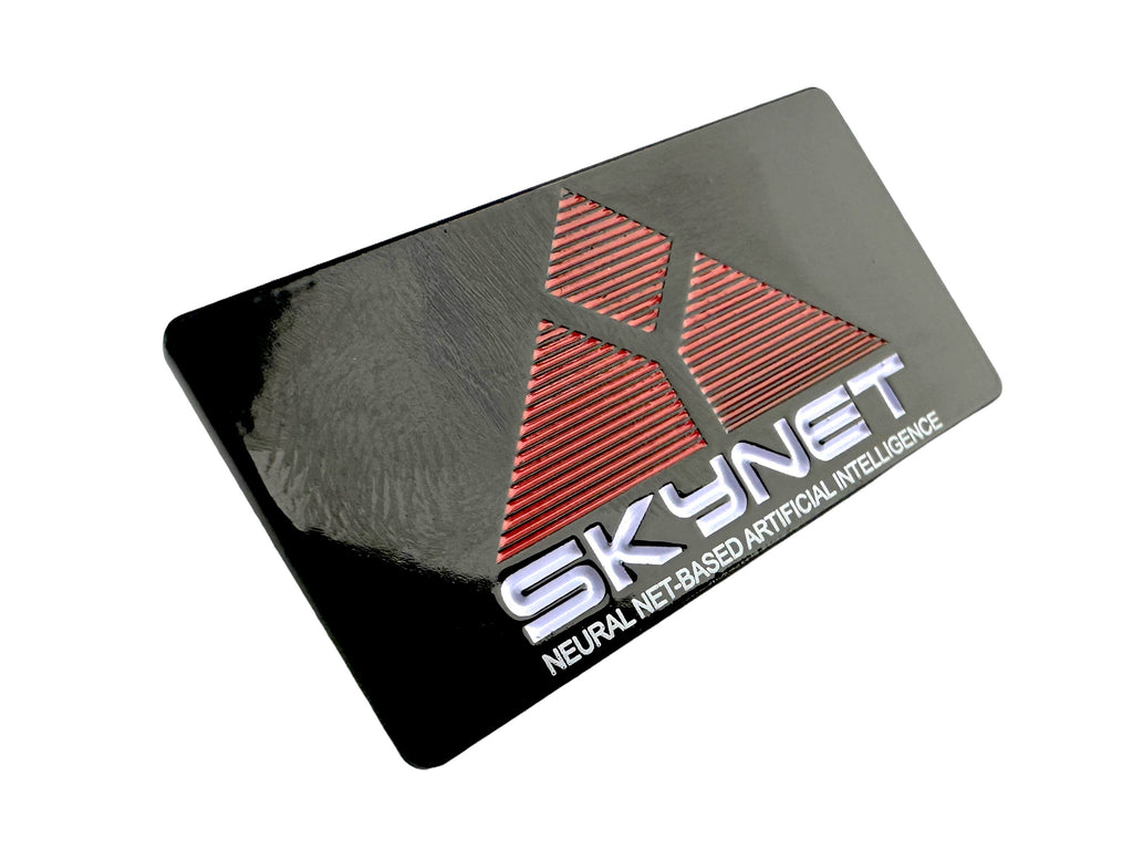 SkyNet Metal Fan Pin Badge Sci Fi Brooch
