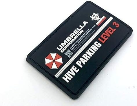 Umbrella Corporation Infected Quarantine Zombie Outbreak Airsoft PVC Morale Fan Sci Fi Patch