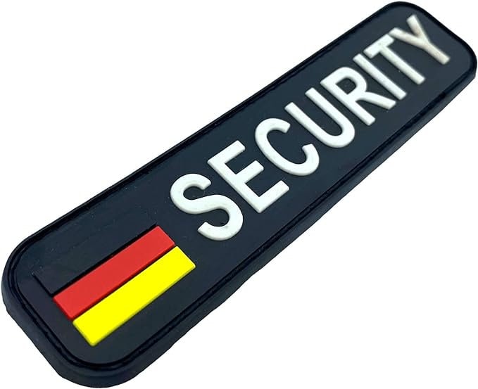 German Germany Deutschland Flag Security Glow in The Dark Airsoft PVC Morale Cosplay Patch