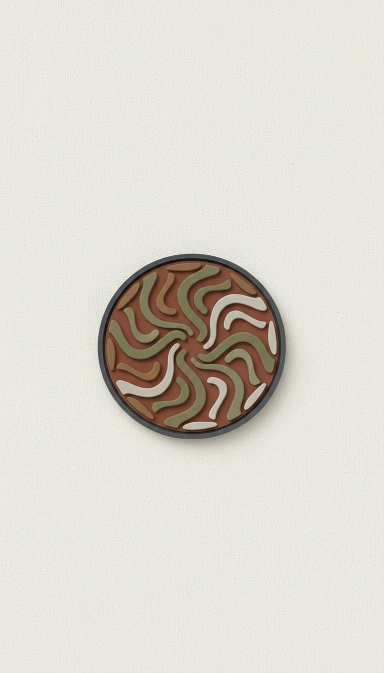 Rust Brown Limited Edition PVC Patch