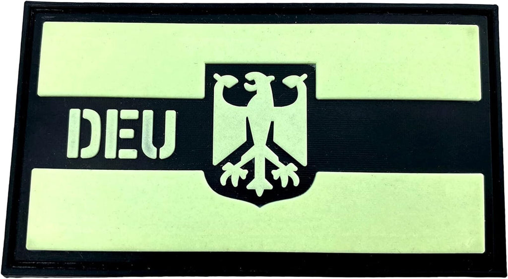 German Germany DEU Coat of Arms Flag Tactical Airsoft Paintball PVC Morale Patch
