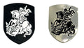 Knights Templar St George & Dragon Crusader Metal Pin Badge Brooch