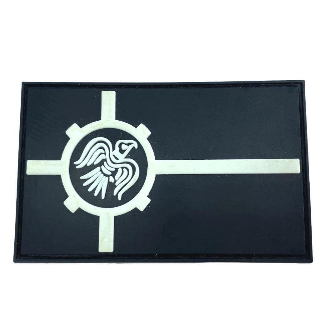 Odin's Viking Empire Flag Glow in the Dark Airsoft PVC Airsoft Paintball Morale Cosplay Team Patch