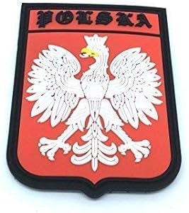 Poland Polish Polska Crest Flag Tactical PVC Airsoft Paintball Cosplay Team Patch