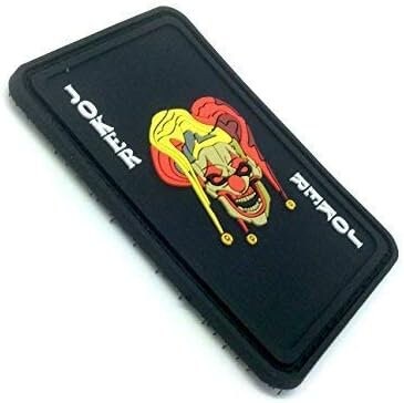 Joker Playing Card Cosplay Airsoft Paintball PVC Tactical Morale Patch