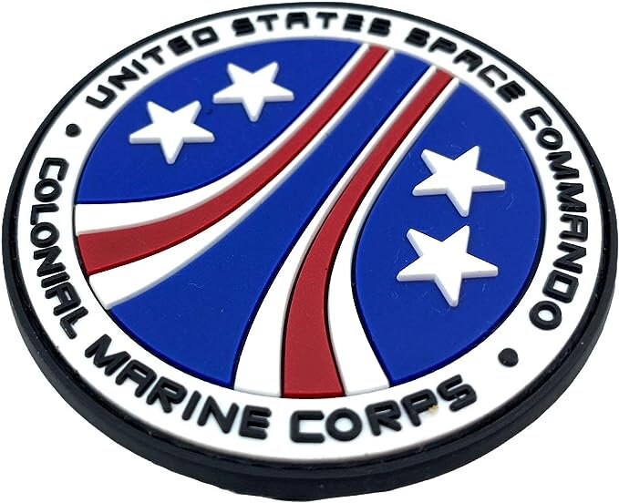 United States Space Command Colonial Marine Corps Aliens PVC Airsoft Cosplay Patch