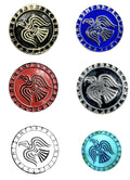 Odin's Raven Norse Rune Viking Metal Pin Badge Brooch