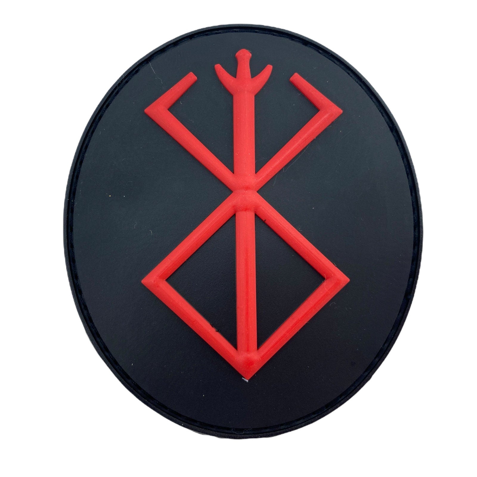 Berserk Berserker Oval Brand of Sacrifice Norse Airsoft Paintball PVC Morale Patch