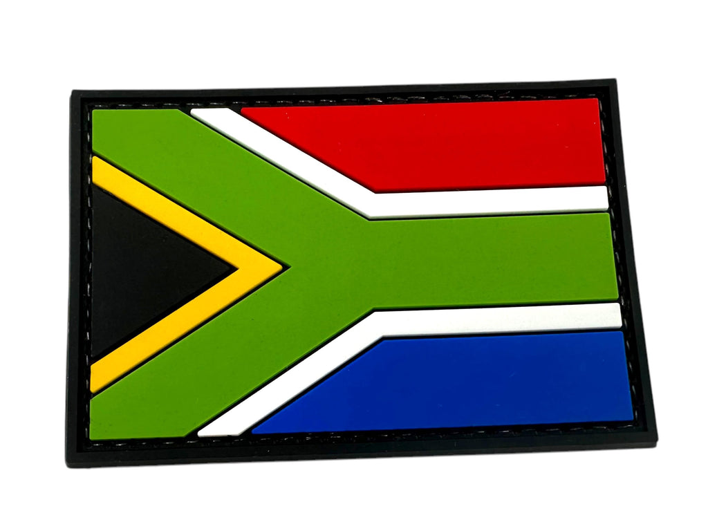 South Africa African Flag Airsoft Paintball PVC Morale Team Patch