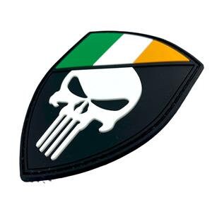 Ireland Irish Skull Glow in the Dark Flag Airsoft PVC Morale Cosplay Team Patch