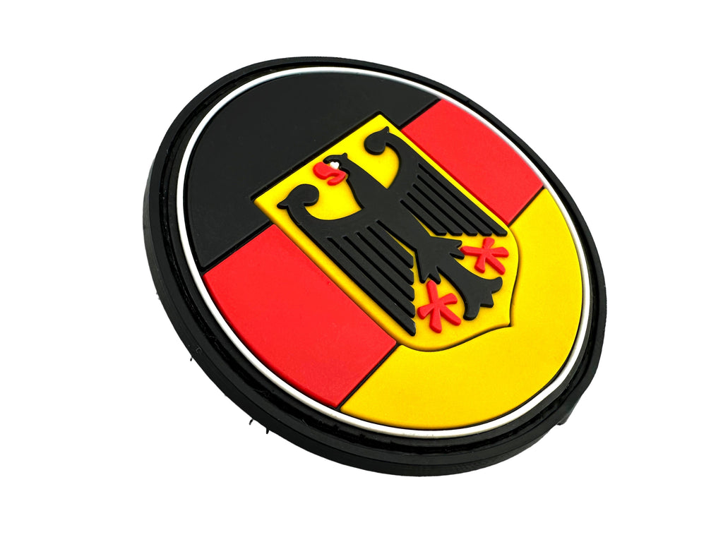 Deutschland German Royal Coat of Arms Imperial Eagle Flag Round Airsoft PVC Patch