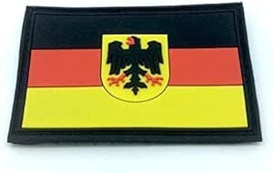 Deutschland German Germany Coat of Arms Flag Airsoft PVC Patch
