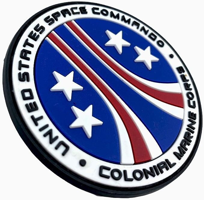 United States Space Command Colonial Marine Corps Aliens PVC Airsoft Cosplay Patch