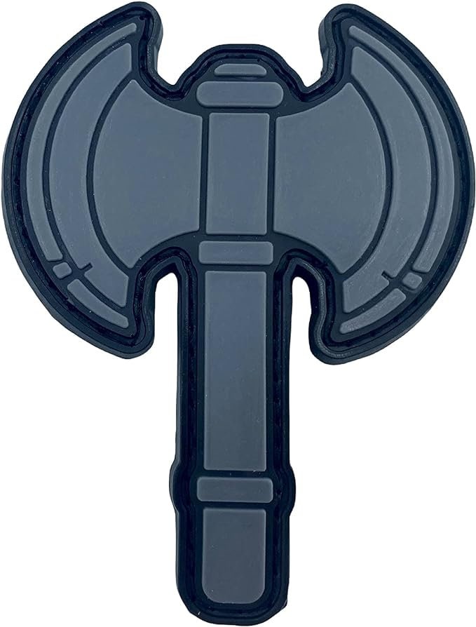 Viking Battle Axe Tactical Airsoft Paintball PVC Morale Cosplay Patch