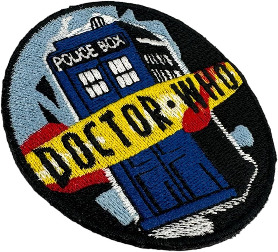 Dr Who Multicoloured Embroidered Cosplay Kids Fancy Dress Patch