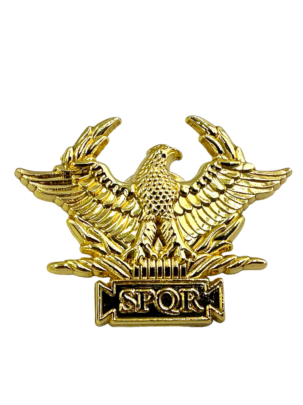SPQR Senatus Populusque Romanus Ancient Roman Republic Metal Pin Badge Brooch