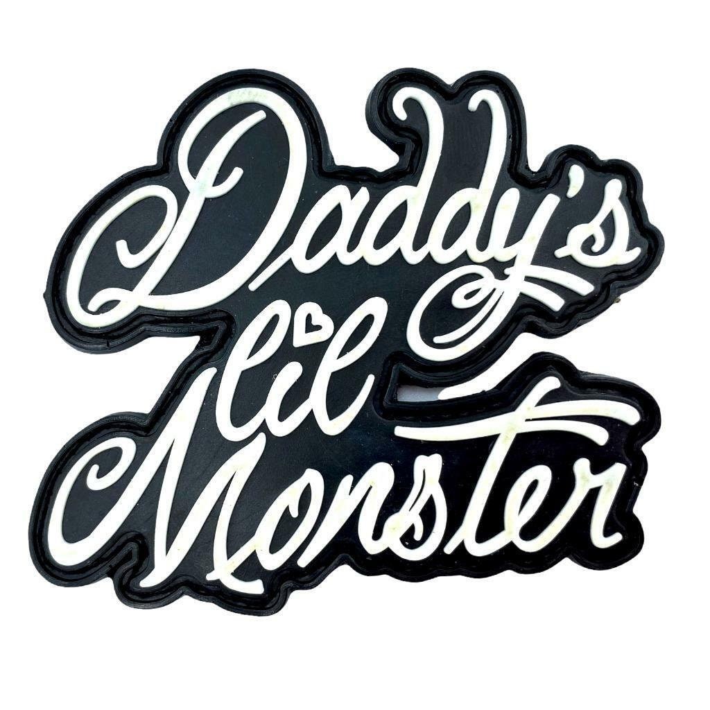 Daddy's Lil Monster Harley Quinn Tattoo Airsoft Paintball PVC Morale Cosplay Patch