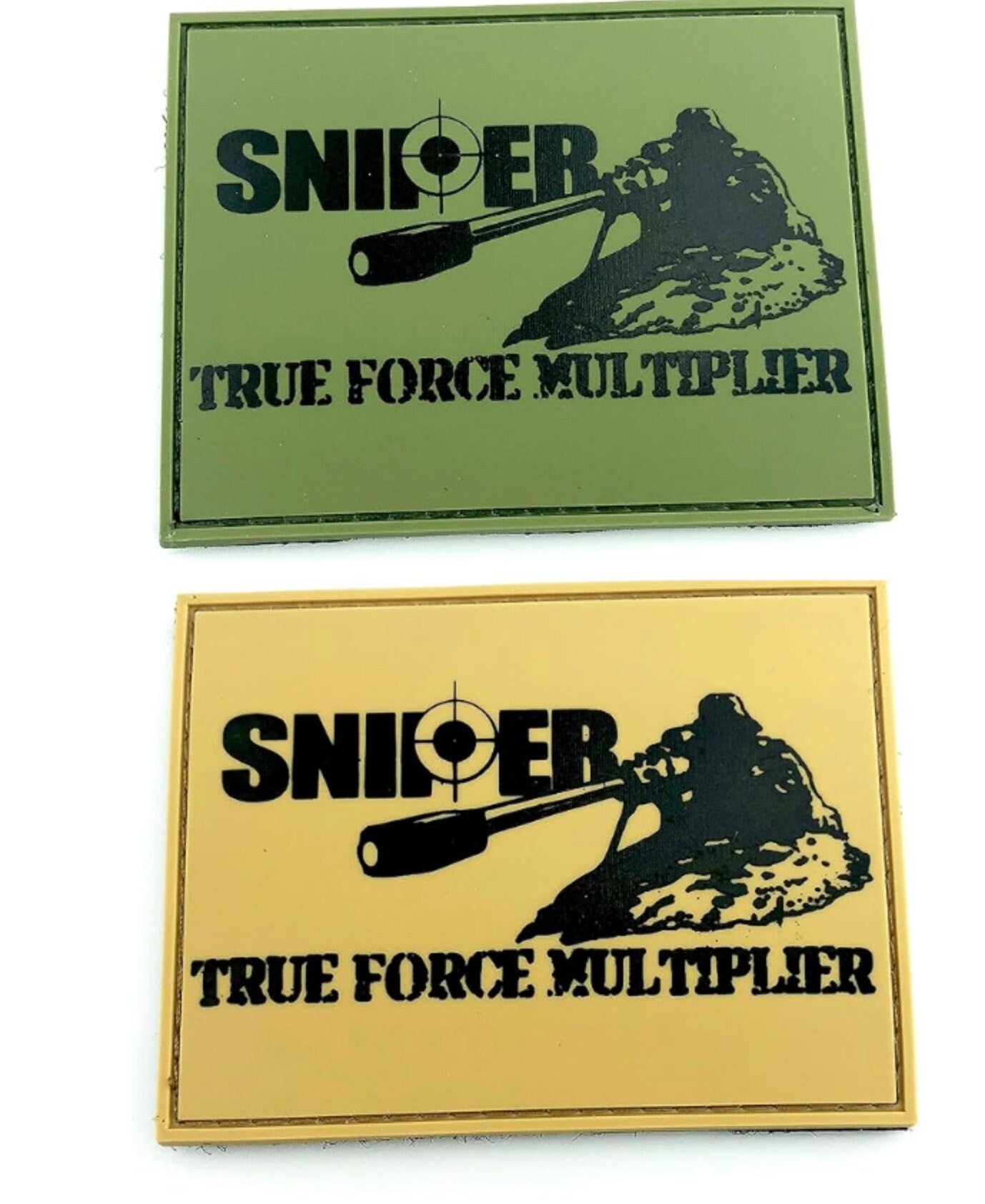 Sniper True Force Multiplier Tactical PVC Airsoft Paintball Cosplay Patch