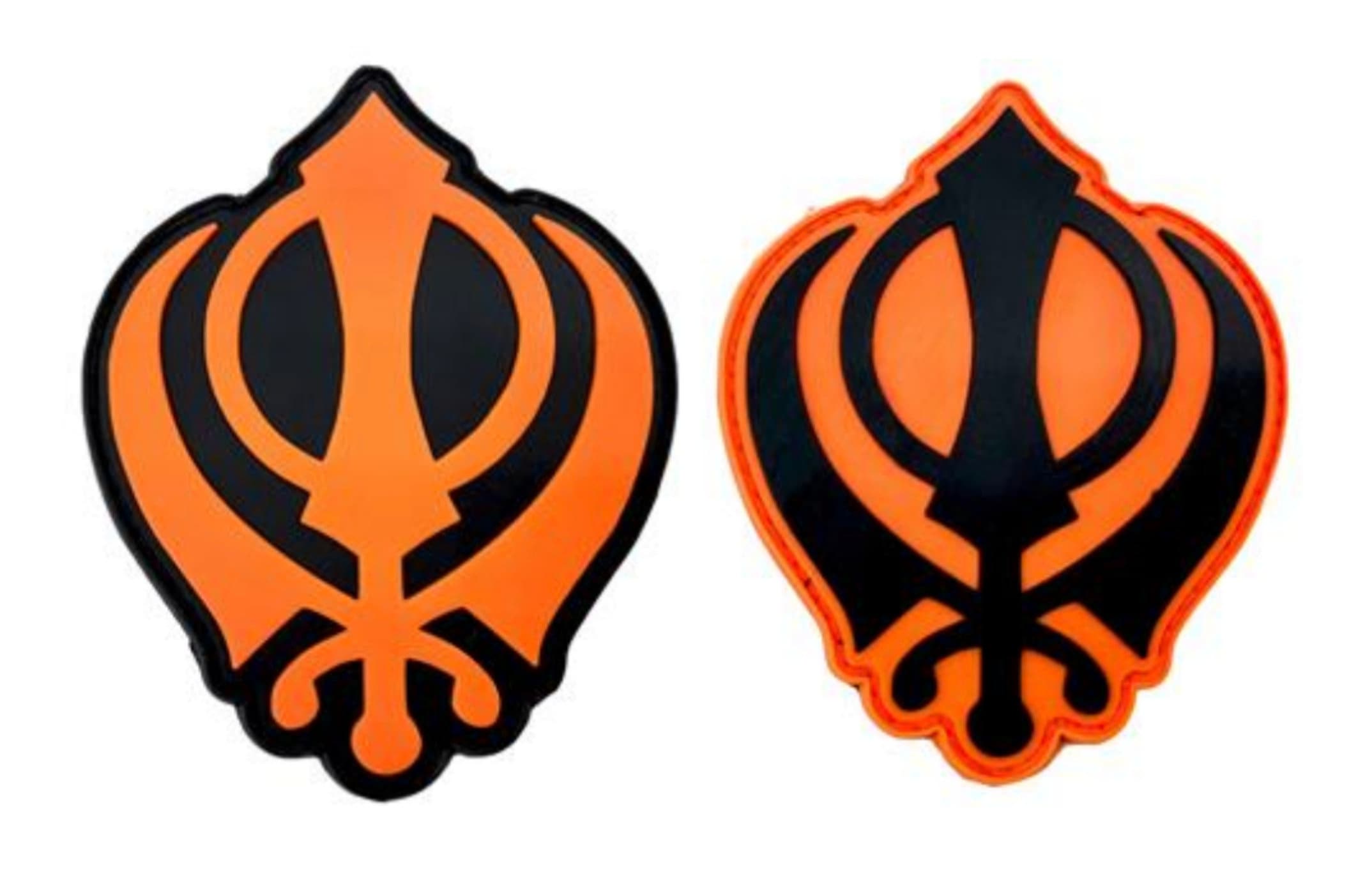 Sikh Sikhism Khanda Symbol Airsoft Paintball PVC Morale Cosplay Patch