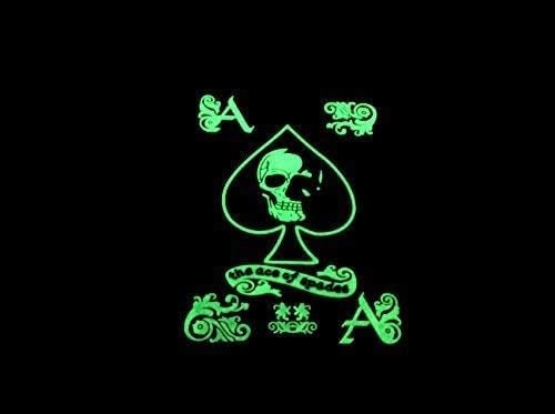 Ace Of Spades Biker Airsoft Paintball PVC Morale Patch